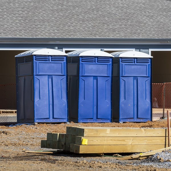 do you offer hand sanitizer dispensers inside the portable toilets in Melvern KS